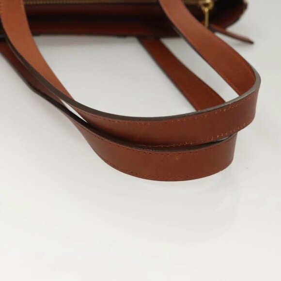 BURBERRY Nova Check Tote Bag Canvas Beige Gold Auth - Picture 11 of 15